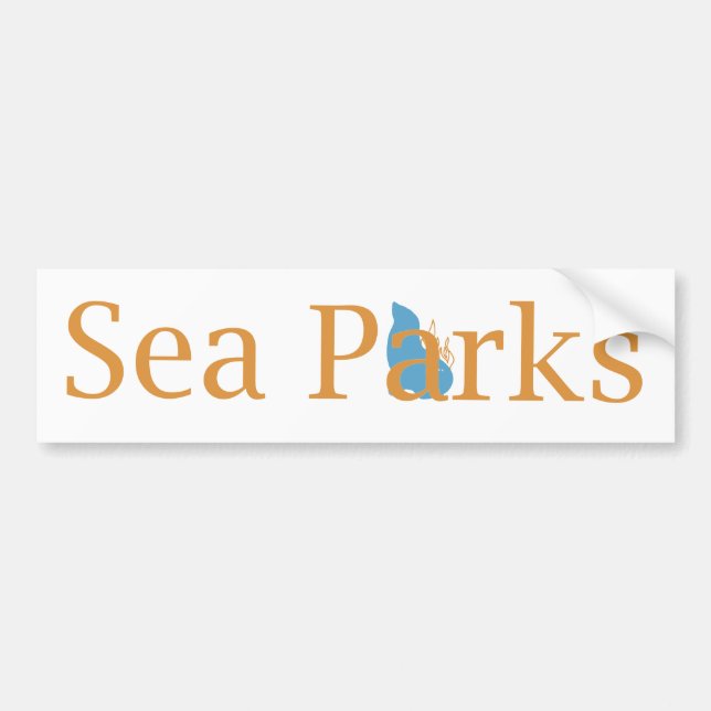 ES drängt Seeparks Autoaufkleber (Vorne)