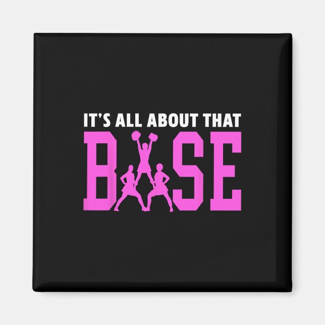Es dreht sich alles um die Base-Team-Support-Cheer Magnet (Vorne)