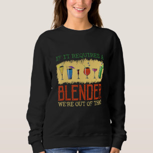 Es erfordert einen blendenden Alcoholics-Shake-Bar Sweatshirt