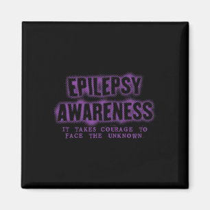 Es erweckt den Mut zur unbekannten Epilepsie Aware Magnet