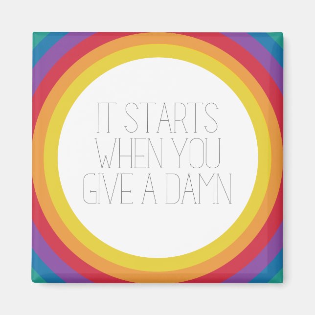 Es fängt an, wenn... Magnet (Vorne)