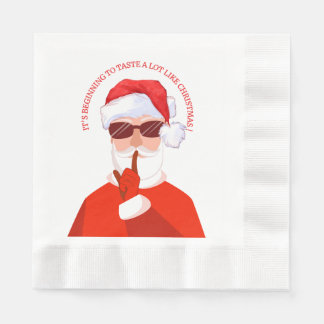 Es fängt an, wie Weihnachten zu schmecken Serviette