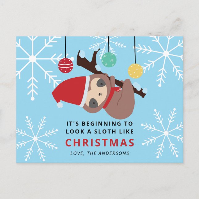 Es fängt an, wie zu Weihnachten Niedlich ein Fault Postkarte (Vorderseite)
