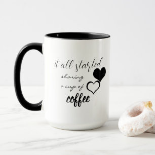 Es fing alles an, eine Tasse Kaffee zu teilen