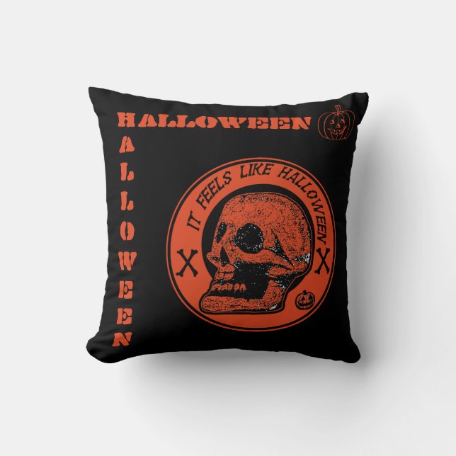 Es fühlt sich wie Halloween an Kissen (Vorderseite)