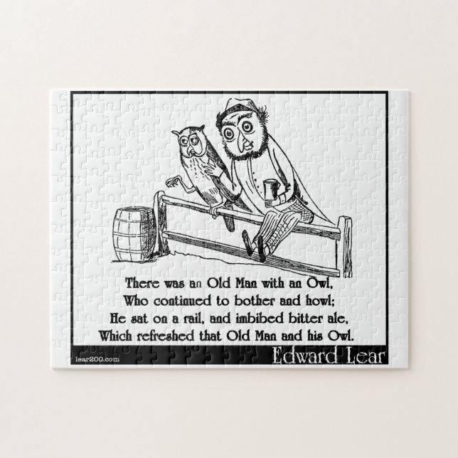 Es gab einen alten Mann mit einer Eule (Horizontal)