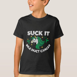 Es Gallengangskrebs Inspirierender Zitat Einhorn F T-Shirt