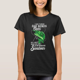 Es gefällt mir, wenn sie beim Angeln für Männer na T-Shirt