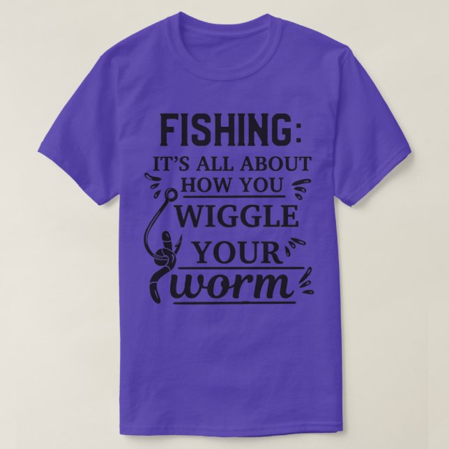 Es geht darum, wie man den Wurm TTA auswischt T-Shirt (Design vorne)