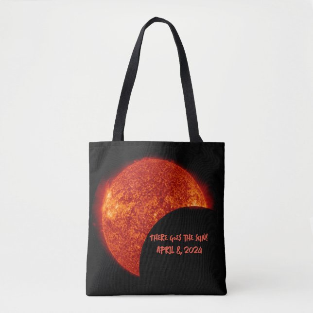 Es geht die Sonne - Doppelseitiges Eclipse Tote Ta Tasche (Vorderseite)