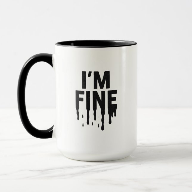 Es geht mir gut (aber ich bin es nicht) tasse (Links)
