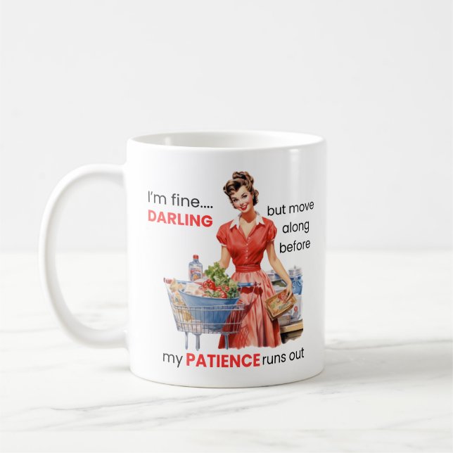 Es geht mir gut. Darling Tasse (Links)