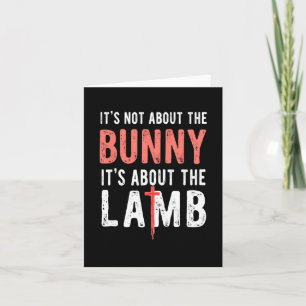 Es geht nicht um den Bunny, der sich mit Lamm-Oste Karte