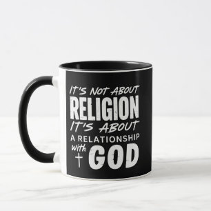 Es geht nicht um Religion Glaubensbekenntnis Spiri Tasse