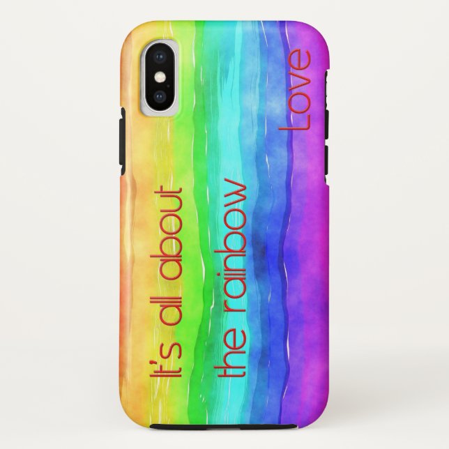 Es geht um die Rainbow-Liebe 03 Case-Mate iPhone Hülle (Rückseite)