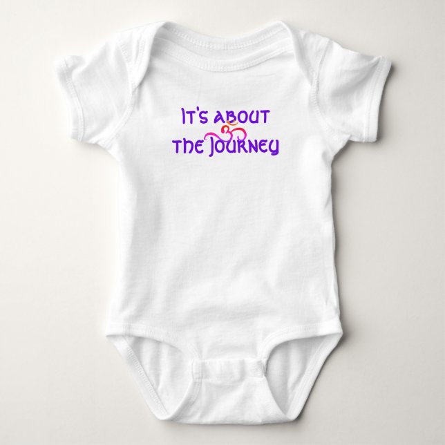 Es geht um die Reise Baby Strampler (Vorderseite)