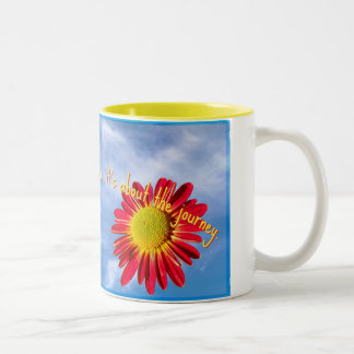 Es geht um die Reise, Mug Zweifarbige Tasse