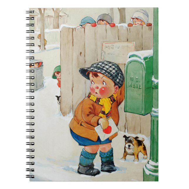 Es geht um Liebe. Vintage Kunst Notizblock (Vorderseite)