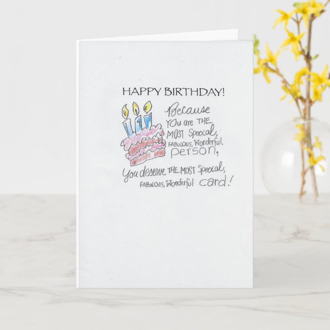 Es geht um mich. karte (Gelbe Blume)