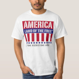 Es gelten die Beschränkungen für das Land Freesome T-Shirt