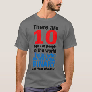 Es gibt 10 Arten von Menschen 1 T-Shirt