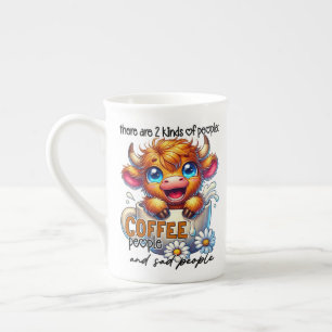 Es gibt 2 Arten von Menschen, Kaffeemenschen...  Prozellantasse