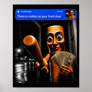 Es gibt Bewegung an der Front Tung Tung Tung Sahur Poster