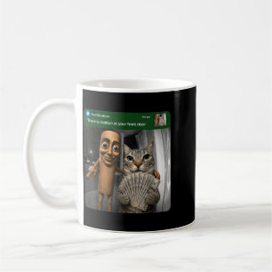 Es gibt Bewegung an der Vordertür Tung Tung Tung S Kaffeetasse