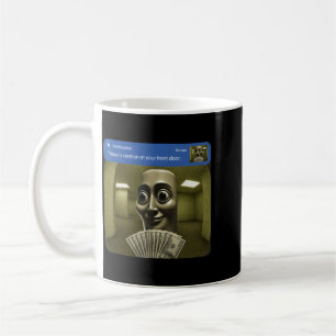 Es gibt Bewegung an der VordertürTung Tung Tung Sa Kaffeetasse