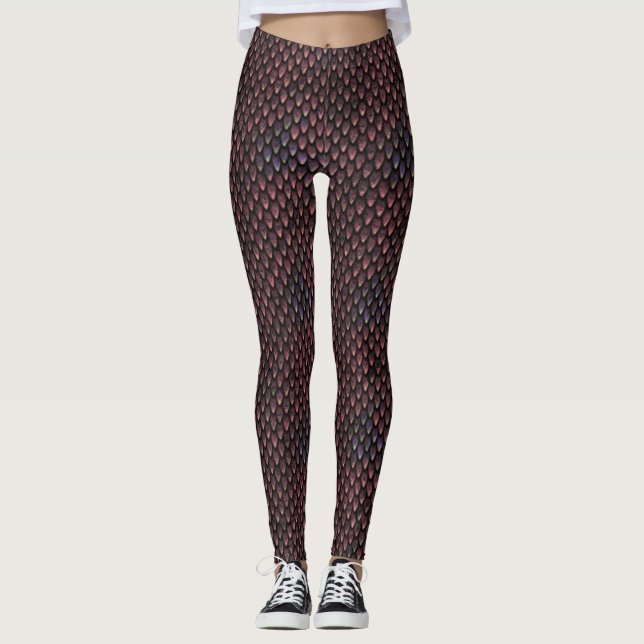 Es gibt Drachen! Leggings (Vorderseite)