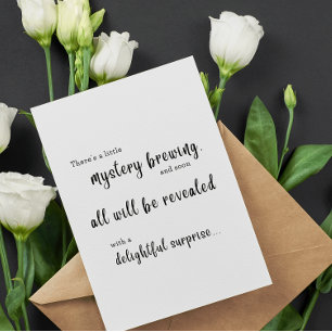 Es gibt ein kleines Mystery Brewing - Einzigartige Karte