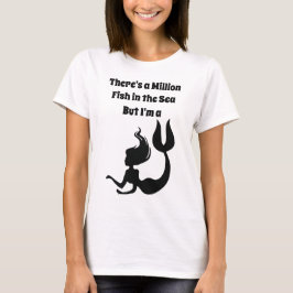 Es gibt ein Millionen Fisch-Zitat mit/anpassbarer  T-Shirt