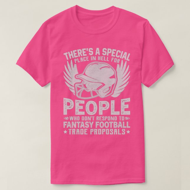 Es gibt ein Special Place Fantasy Football T-Shirt (Design vorne)