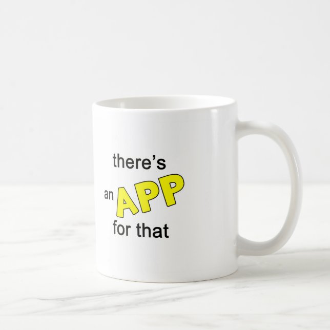 Es gibt eine APP für die Kaffeetasse (Rechts)
