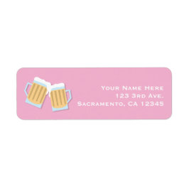 Es gibt eine Babybierbrauerei Tasse Rosa Dusche