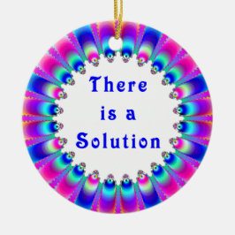 Es gibt eine Lösung Inspiration Vibraning Design Keramik Ornament