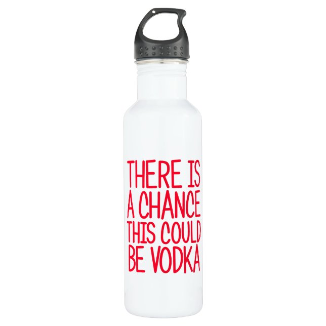 Es gibt eine Möglichkeit, die dieser Wodka sein Edelstahlflasche (Vorderseite)