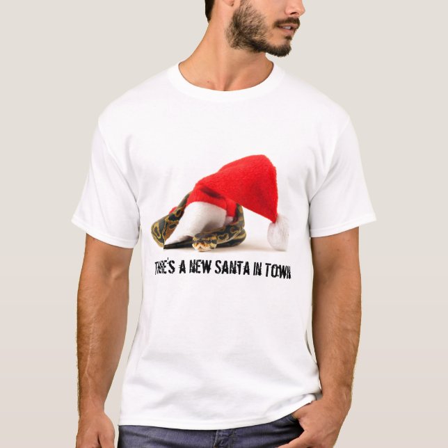 Es gibt eine neue Sankt in der Stadt T-Shirt (Vorderseite)