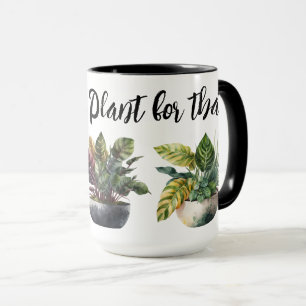 Es gibt eine Pflanze für diese Tasse