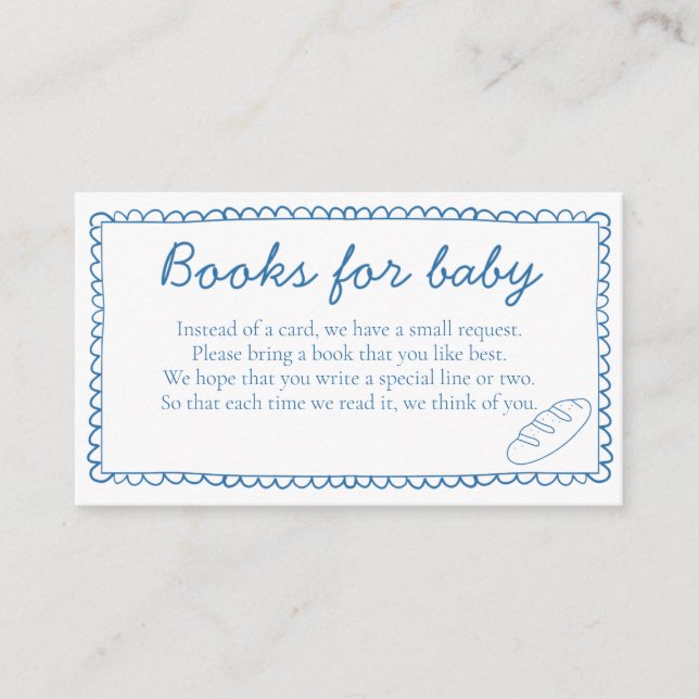 Es gibt einen Bun in den Oven Books for Baby Begleitkarte (Vorderseite)