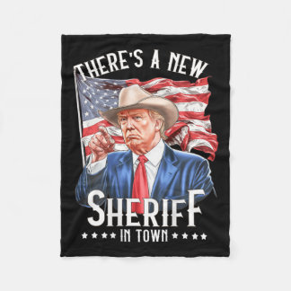 Es gibt einen neuen Sheriff in der Stadt Fleecedecke