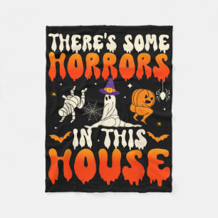 Es gibt einige Horror in diesem Haus Funny Ghost H Fleecedecke