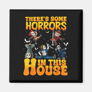 Es gibt einige Horror in diesem Haus Funny Horror Magnet