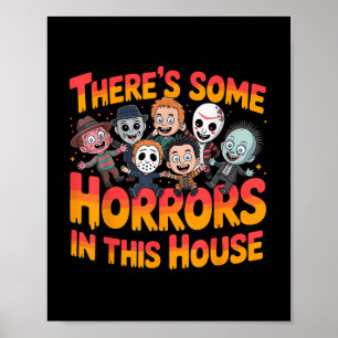 Es gibt einige Horror in diesem Haus Funny Horror Poster