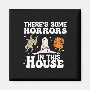 Es gibt einige Horror in diesem Haus Ghost Pumpkin Magnet