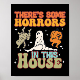 Es gibt einige Horror in diesem Haus Ghost Pumpkin Poster