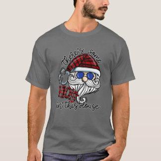 Es gibt einige HOS in diesem Haus Karierten Weihna T-Shirt