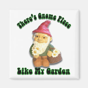 Es gibt Gnome-Platz wie meine Garten-Geschenke Magnet