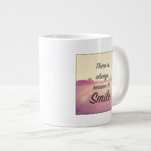 Es gibt immer Grund zu lächeln Jumbo-Tasse