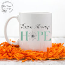 "Es gibt immer HOPE" Aquamarines und florales Desi